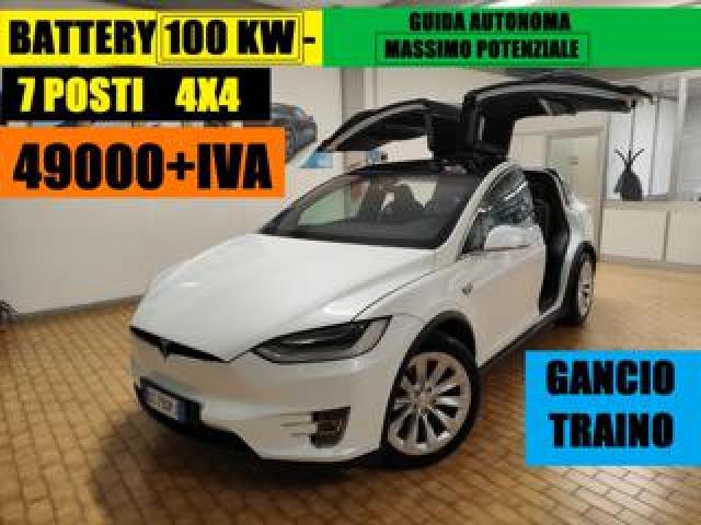 Tesla Model X 100 Kwh 4x4 Posti 7 Massimo Potenziale Gancio 