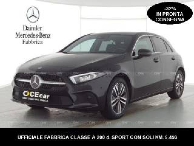 Mercedes Benz A 200 D Sport -32% Dal Nuovo Solo Km.9.493-Uff. Fabbrica 