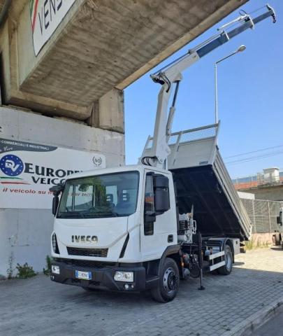 Iveco Eurocargo 100e22 K Gru Radio E Ribaltabile 