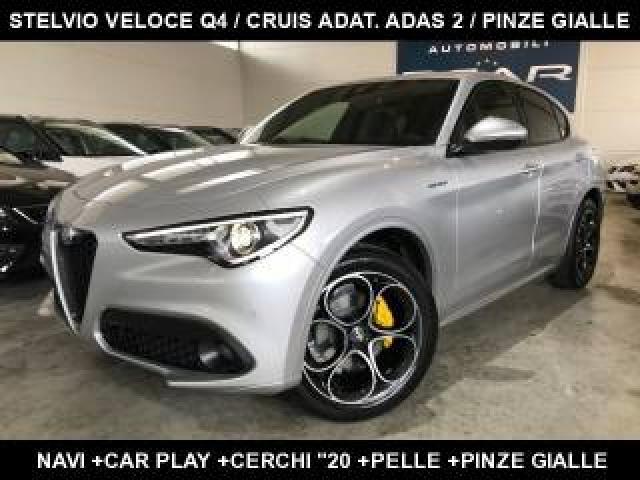 Alfa Romeo Stelvio 2.2 Td 210cv At8 Q4 Veloce Cruis Adas2/pinze Giall 