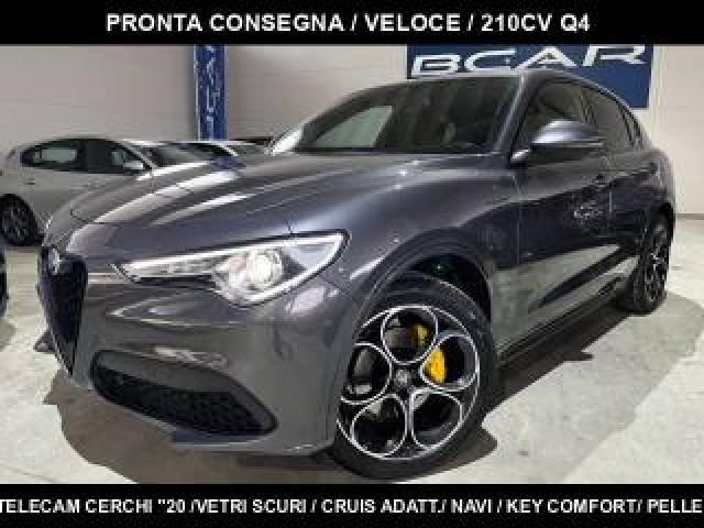 Alfa Romeo Stelvio 2.2 Td 210cv At8 Q4 Veloce Cruis Adatt/pinze Giall 