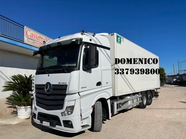 Mercedes Benz Actros 25.45 Euro 6 Cassa Frigo Con Gancere Trasporto Carni 
