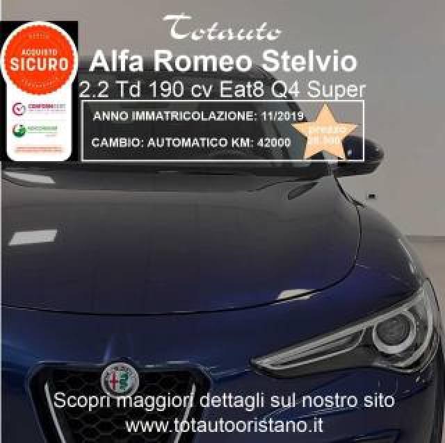 Alfa Romeo Stelvio 2.2 Turbodiesel 190 Cv At8 Q4 Super 