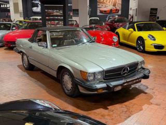 Mercedes Benz Sl 560 Pelle Cuoio-Capote Marrone-Tagliandata 